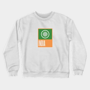 India Country Symbols Crewneck Sweatshirt